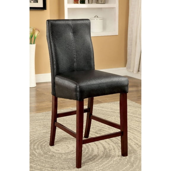 Brown Mix Main Color - Modern Parson - Dining Room Decor - 2 Piece Chair Set