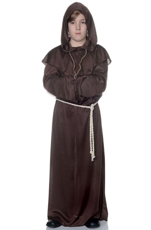 Brown Monk Robe Child Halloween Costume