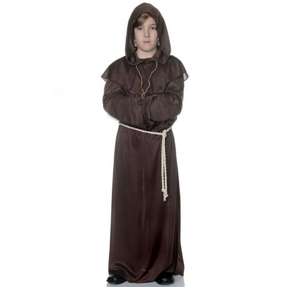 Brown Monk Robe Child Halloween Costume