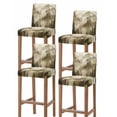 thumbnail image 1 of Brown Mountain Bar Stool Covers Set of 4, Misty Forest Nature Woodland Pine Tree Landscape Stretch Bar Chair Covers with Backs, Removable Pub Counter Height Chair Cover for Kitchen Dining Room Cafe, 1 of 7