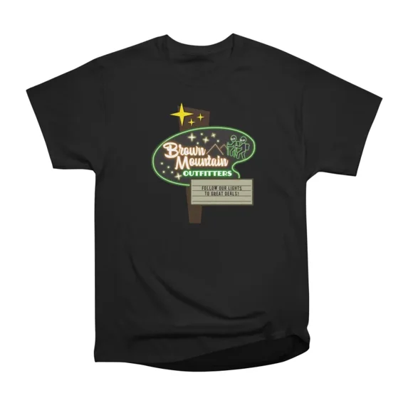 Brown Mountain Outfitters Cryptid Neon Signs T-Shirt Tee Gift For Him Merch For Her Appare