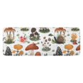 thumbnail image 1 of Brown Mushroom Bug White Pattern Kitchen Rug Mat,Kitchen Runner Rugs Non Skid Washable,Decorative Kitchen Floor Mats for Kitchen,Sink,Laundry,17"x47.2", 1 of 7