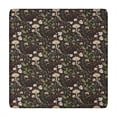 thumbnail image 1 of Brown Mushroom Daisy Dark Pattern Square Fitted Tablecloth with Elastic Edge,Square Table Cover,Washable Elastic Table Cover for Home Kitchen Party Decor 34"x34", 1 of 6