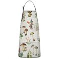 thumbnail image 1 of Brown Mushroom Flower Light Pattern Apron-Garden Aprons for Women with Pockets-Cotton Linen Waterproof Kitchen Cooking Gardening Aprons Adjustable for Kitchen,Cooking,BBQ and Salon 33x27 Inch, 1 of 7