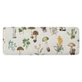 thumbnail image 1 of Brown Mushroom Flower Light Pattern Kitchen Rug Mat,Kitchen Runner Rugs Non Skid Washable,Decorative Kitchen Floor Mats for Kitchen,Sink,Laundry,17"x47.2", 1 of 7