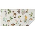 thumbnail image 1 of Brown Mushroom Flower Light Pattern Rectangle Tablecloth 60"x120",Waterproof Polyester Rectangle Table Cloth, Wipeable Spillproof Polyester Tablecloth for Dining, Camping, Indoor and Outdoor, 1 of 6