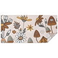 thumbnail image 1 of Brown Mushroom Flower Light Pattern Rectangle Tablecloth 60"x120",Waterproof Polyester Rectangle Table Cloth, Wipeable Spillproof Polyester Tablecloth for Dining, Camping, Indoor and Outdoor, 1 of 6