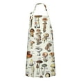 thumbnail image 1 of Brown Mushroom Label Light Pattern Apron-Garden Aprons for Women with Pockets-Cotton Linen Waterproof Kitchen Cooking Gardening Aprons Adjustable for Kitchen,Cooking,BBQ and Salon 33x27 Inch, 1 of 7