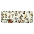 thumbnail image 1 of Brown Mushroom Label Light Pattern Kitchen Rug Mat,Kitchen Runner Rugs Non Skid Washable,Decorative Kitchen Floor Mats for Kitchen,Sink,Laundry,17"x47.2", 1 of 7
