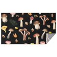 thumbnail image 1 of Brown Mushroom Leaf Black Pattern Rectangle Tablecloth 60"x102",Waterproof Polyester Rectangle Table Cloth, Wipeable Spillproof Polyester Tablecloth for Dining, Camping, Indoor and Outdoor, 1 of 6