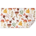 thumbnail image 1 of Brown Mushroom Leaf White Pattern Rectangle Tablecloth 60"x102",Waterproof Polyester Rectangle Table Cloth, Wipeable Spillproof Polyester Tablecloth for Dining, Camping, Indoor and Outdoor, 1 of 6