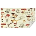 thumbnail image 1 of Brown Mushroom Sketch Beige Pattern Rectangle Tablecloth 60"x102",Waterproof Polyester Rectangle Table Cloth, Wipeable Spillproof Polyester Tablecloth for Dining, Camping, Indoor and Outdoor, 1 of 6