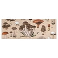 thumbnail image 1 of Brown Mushroom Specimen Beige Pattern Kitchen Rug Mat,Kitchen Runner Rugs Non Skid Washable,Decorative Kitchen Floor Mats for Kitchen,Sink,Laundry,17"X47", 1 of 5