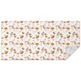 thumbnail image 1 of Brown Mushroom White Pattern Rectangle Tablecloth 60"x120",Waterproof Polyester Rectangle Table Cloth, Wipeable Spillproof Polyester Tablecloth for Dining, Camping, Indoor and Outdoor, 1 of 6