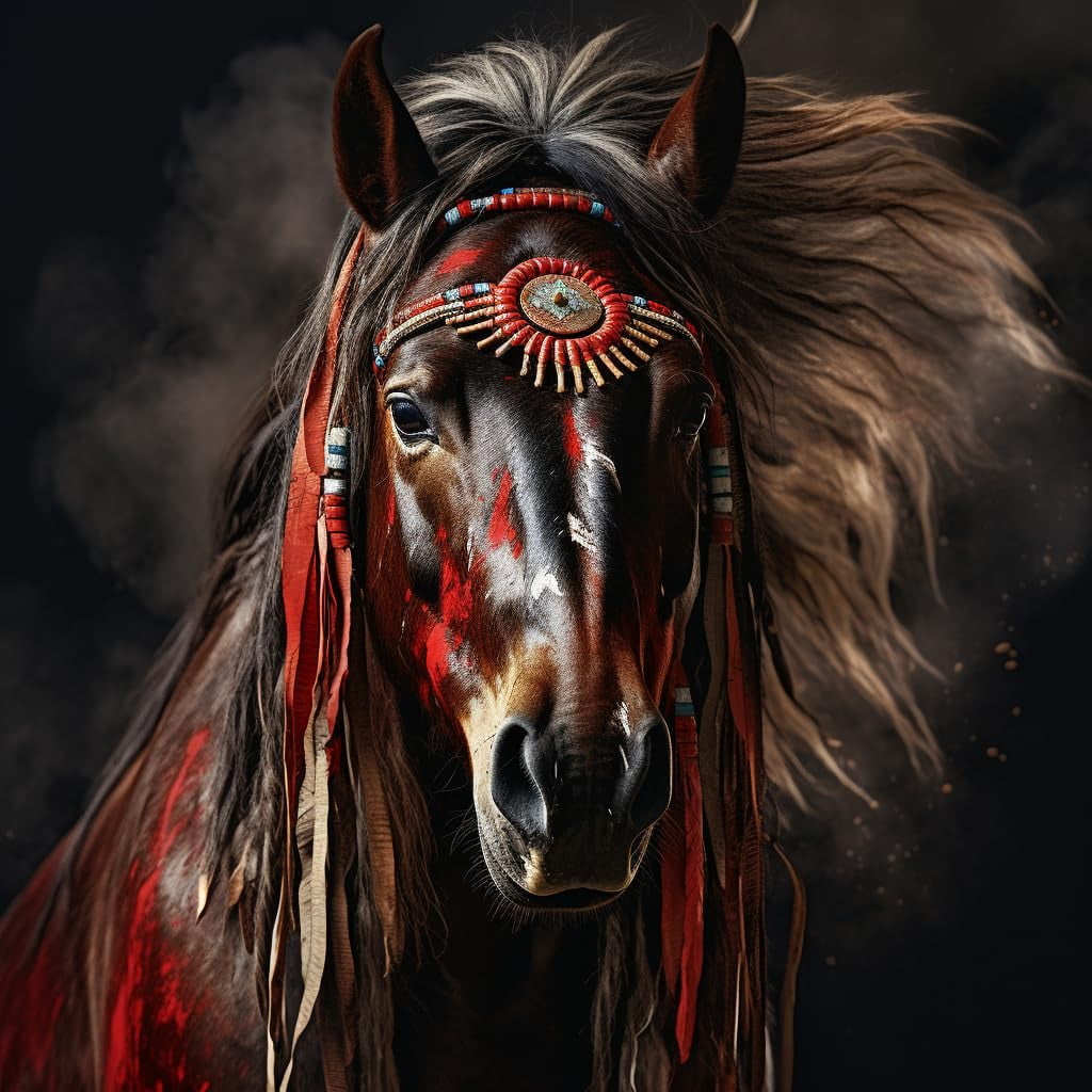 Roan Paint Horse