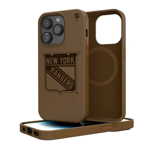 Brown New York Rangers iPhone Magnetic Bump Case
