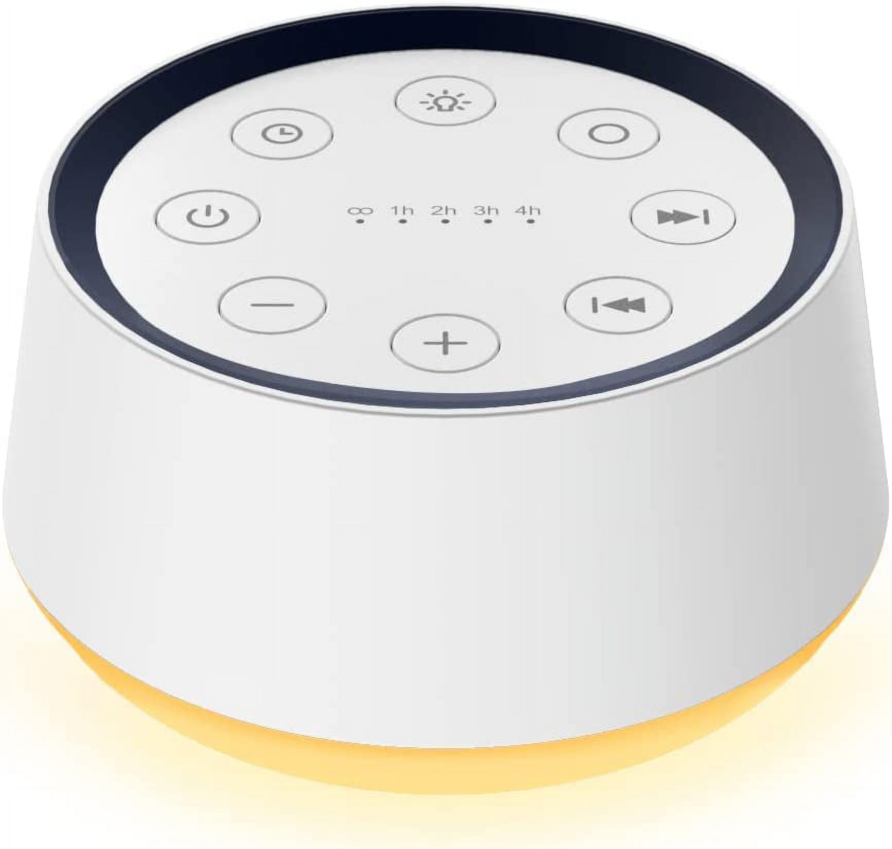 Brown Noise Sound Machine with 30 Soothing Sounds 12 Colors Night Light White for Adults Baby Kids Sleep Machines Memory Function 36 Volume Levels 5 Timers Home Office Travel