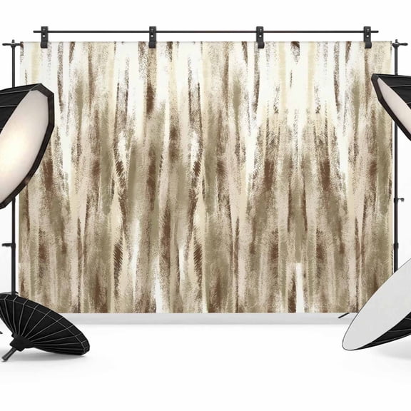 Brown Nostalgia Pencil Touches Photography Backdrop 7x5FT, Gradient Lines Overlay Photo Backdrops, Background for Photography Studio Photo Studio Background, Back Drop for Photoshoot
