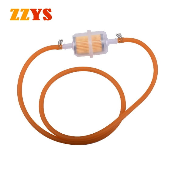 Brown-Oil Filter and Tube and Hoses with Clip, Oil Cup, For Motorcycle, Scooter, Dirt Bike, ATV Go Kart, Gasoline, Gasoline, Liquid, Oil, Fuel