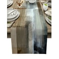 thumbnail image 1 of Brown Oil Painting Abstract Geometric Table Runner Home Wedding Table Mat Centerpieces Decoration Party Dining Long Tablecloth, 1 of 5