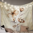 thumbnail image 1 of Brown Ombre Daisy Large Tapestry for Bedroom Wall Hanging Tapestry, Farmhouse Vintage Floral Botanical Ceiling Backdrop Tapestries Poster Blanket Wall Decor for Teens Room Living Room Dorm 86" x 104", 1 of 8