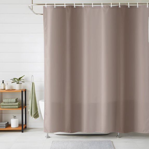 Brown Ombre Shower Curtains for Bathroom, Farmhouse Brown Gradient Modern Art Waterproof Fabric Shower Curtain, Decorative Bathroom Curtain for Bathtub, 72"x72" , No Hooks Included