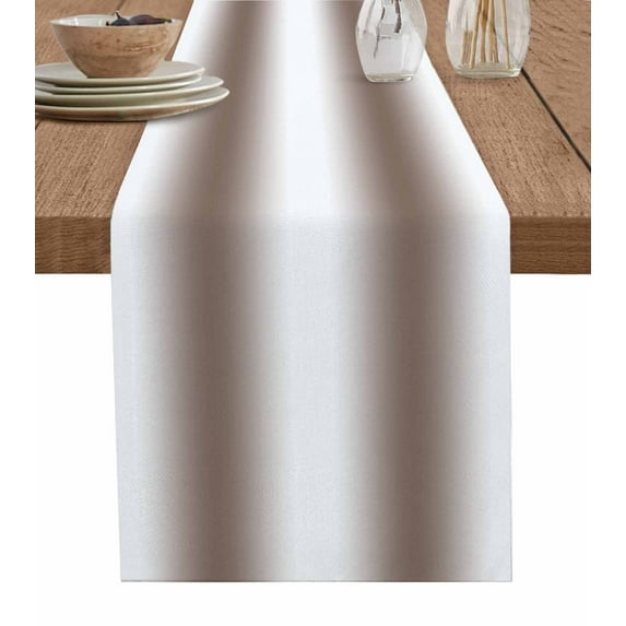 Brown Ombre Table Runner Farmhouse Stripes Modern Art Tablerunners 13 x 60 Inch, Table Decorations Tabletop Scarf for Summer Gathering Holiday Farmhouse Kitchen Dining Decor
