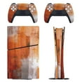 thumbnail image 1 of Brown Orange Background Abstract Texture PS5/PS5 Pro/PS5 Slim Digital Disc Skin Sticker For Console And Controller Skins, 1 of 7
