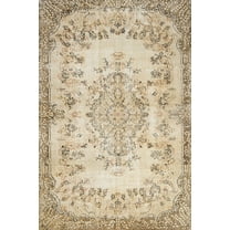 Brown Oriental Area Rugs for Living Room Washable Rugs Boho Moroccan Area Rug Soft Neutral Geometric Bohemian Carpet Distressed Indoor Rug for Bedroom Dining Room Office Foldable Nonslip Rug