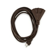 Brown Outdoor Extension Cords | Perfect For Lawn & Landscape Lighting | 15 Feet