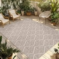 thumbnail image 1 of Brown Outdoor Rug for Patio/Deck/Porch, Non-Slip Large Area Rug 6 x 9 Ft, Modern Abstract Art Farmhouse Indoor Outdoor Rugs Washable Area Rugs, Reversible Camping Rug Carpet Runner, 1 of 8