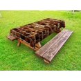 thumbnail image 1 of Brown Outdoor Tablecloth, Old Grunge Brick Wall Aging Construction Rustic Home Structure Dirty Facade, Decorative Washable Fabric Picnic Table Cloth, 58 X 84 Inches,Brown Chesnut Brown, by Ambesonne, 1 of 2