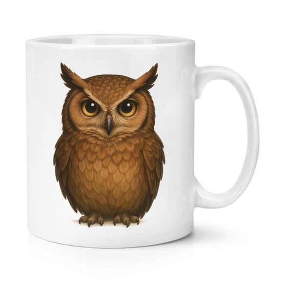 Brown Owl rtoon oz Mug Cup Bird Wat Animal Birthday Cistmas Mum Gift.