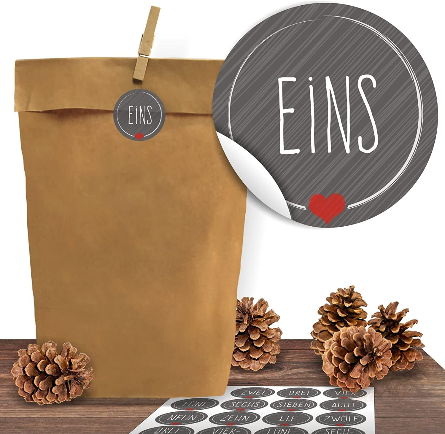 Brown Paper Bags Assorted Size Gift Bags, Kraft Paper Bags, Paper