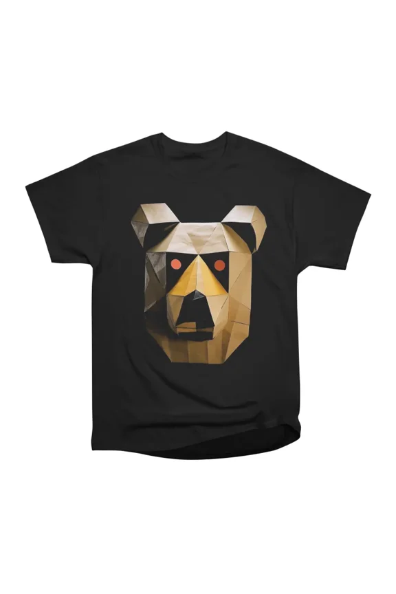Brown Paper Bear T-Shirt Tee Gift For Him Merch For Her Apparel For Friend