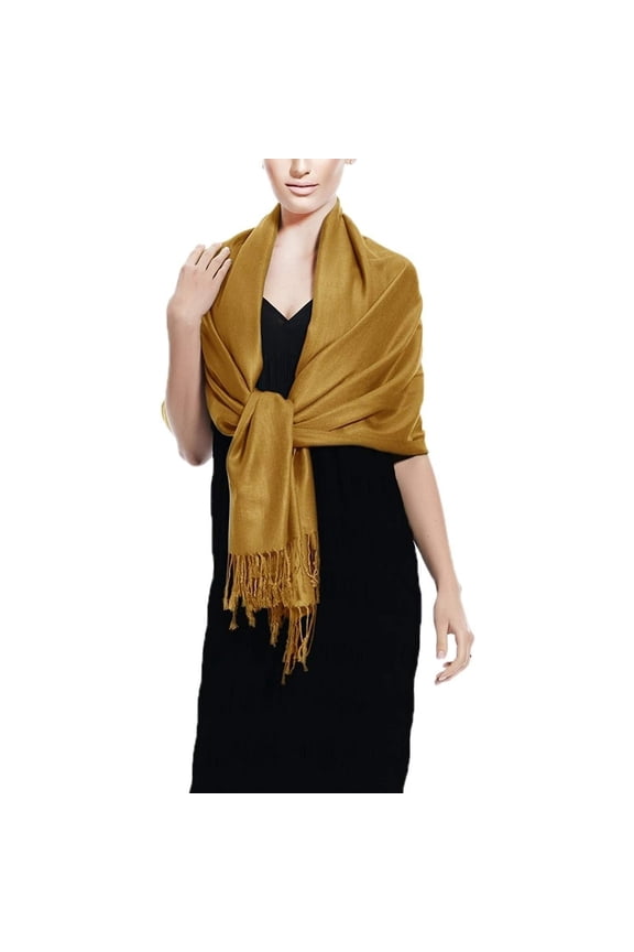 Brown Pashmina Shawl Wrap Scarf