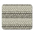 thumbnail image 1 of Brown Pattern Aztec Geometric Abstract Drawn Hand Peru Tribe Mousepad Mouse Pad Mouse Mat 9x10 inch, 1 of 3