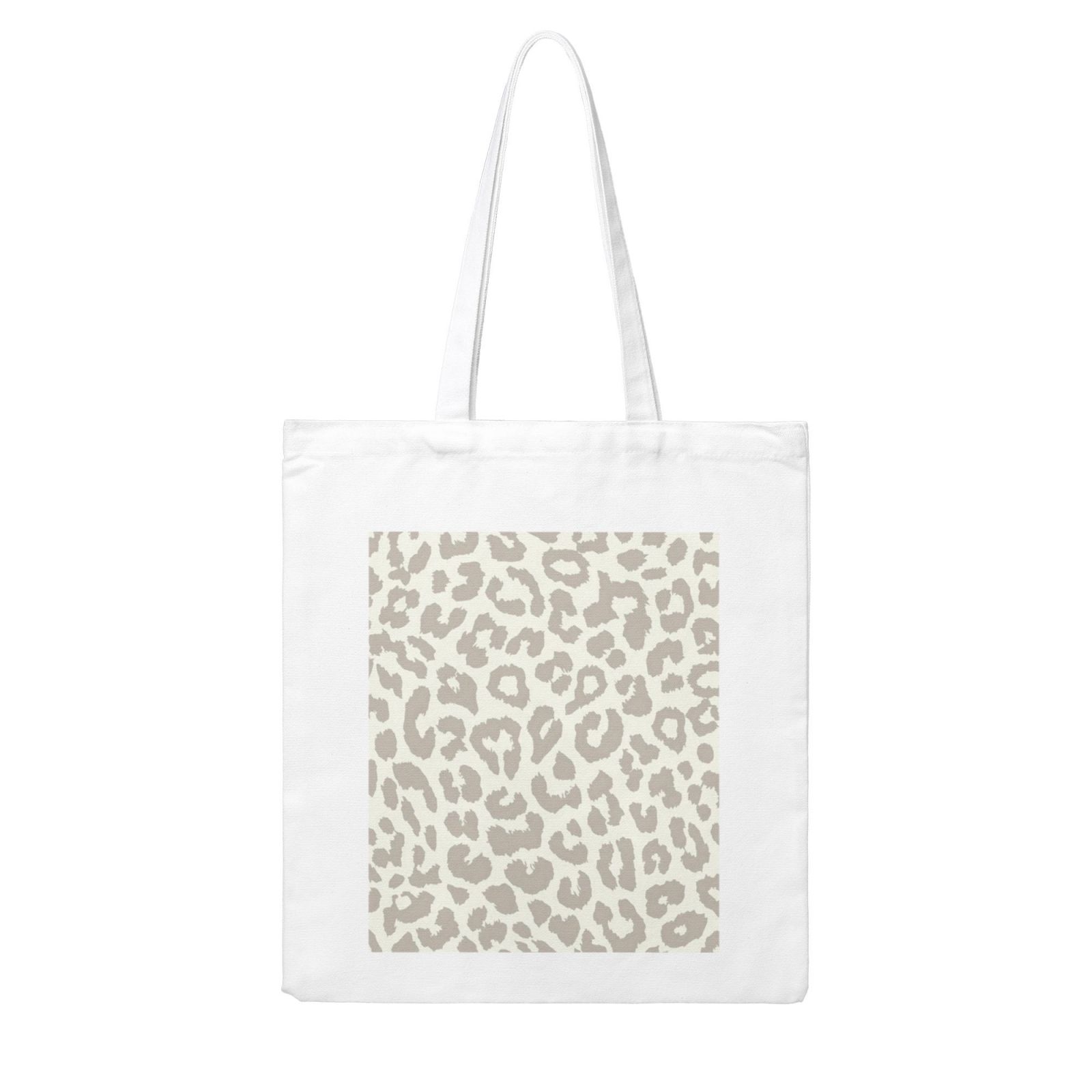 Brown Pattern Leopard, Shopping Handbag Grocery Bag Tote Bag Canvas Bag