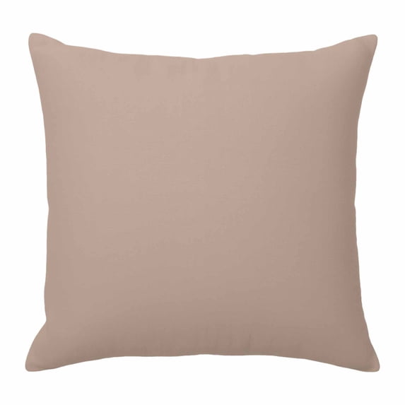 Brown Pillow Covers 16x16 Inch, Farmhouse Solid Brown Color Modern Art Linen Pillowcase with Invisible Zipper, Decorative Throw Pillow Covers Cushion Case for Couch Sofa Bed Living Room