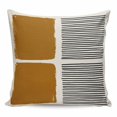 thumbnail image 1 of Brown Pillow Covers 18x18 Inch Decorative Throw Pillow Cover, Modern Painting Farmhouse Striped Abstract Art Sofa Pillowcases Accent Cushion Case Home Decor Bedroom Living Room, 1 of 6