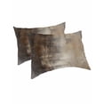 thumbnail image 1 of Brown Pillow Covers King Size 2 Pack, Modern Abstract Art Oil Painting Ombre Soft Bed Throw Pillowcases Breathable Cooling Long Lumbar Body Pillow Sham Cover for Bed Sofa 20''x36'', 1 of 7