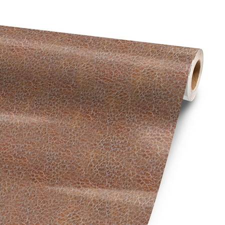 Brown Pleather 120” x 52” Vinyl Wrap Sheet for large or custom items | 3M wrap DIY to custom gear of all types and sizes, including vehicles, boats, appliances, furniture, atv’s, golf