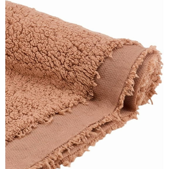 Brown Plush Fabric 59 Inch Wide Lambs Wool Fabrics Sherpa Fleece Fabric Fuzzy Fabrics for DIY Craft Sewing Projects Costume Blankets Home Decor 1 Yard diy