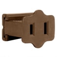 thumbnail image 1 of Brown Polarized Female Gilbert Replacement Plug for Christmas Lights, SPT-2, 125V, Satco 80-2519, 1 of 1
