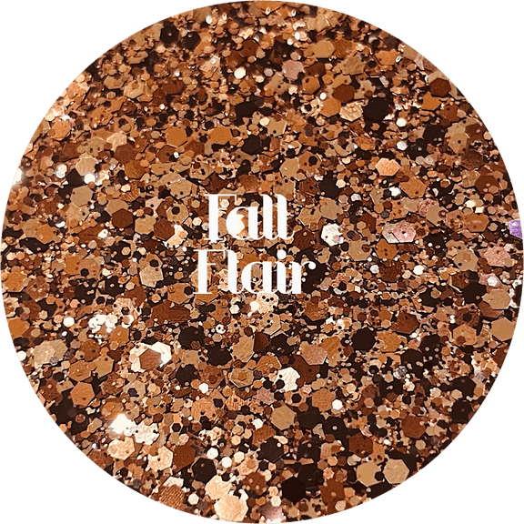 Brown Polyester Glitter | Craft Glitter | Glitter for Arts & Crafts | Tumblers | Cosmetics | Nails | Epoxy Resin Art | Slime | DIY | Body Glitter | 1 oz Bag