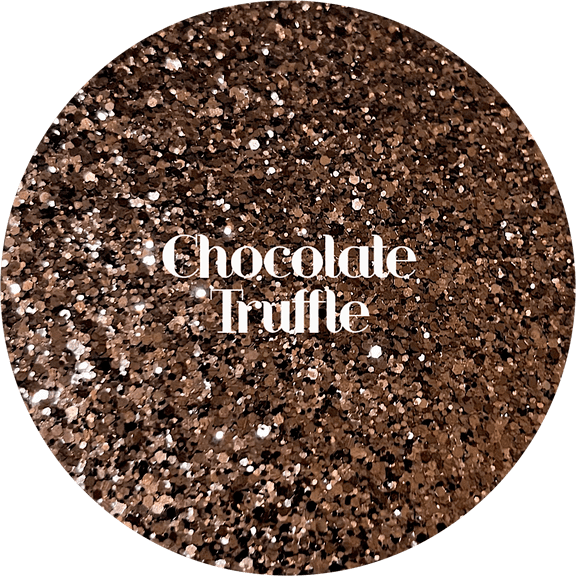Brown Polyester Glitter | Craft Glitter | Glitter for Arts & Crafts | Tumblers | Cosmetics | Nails | Epoxy Resin Art | Slime | DIY | Body Glitter | 3.5 oz Bottle