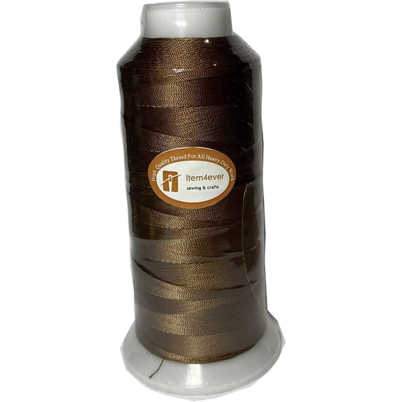 Brown Polyester Sewing Thread v 69 T70 210D/3 for Upholstery, quilting, beading