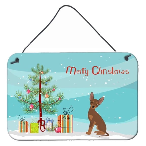 Brown Prague Ratter Christmas Tree Wall or Door Hanging Prints