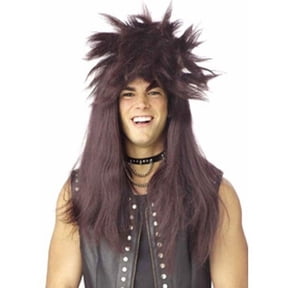 Brown Punk Mullet Wig