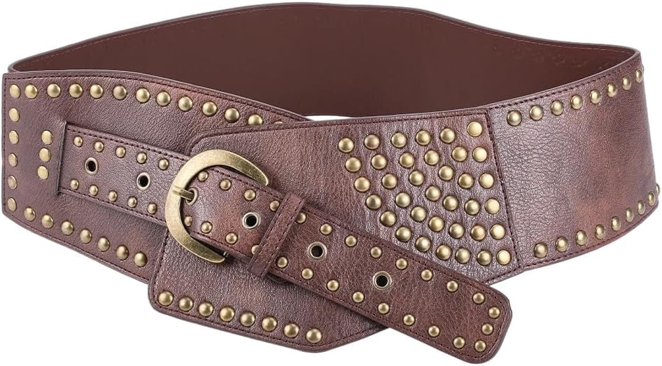 Wide Studded Waist Belt display picture 2
